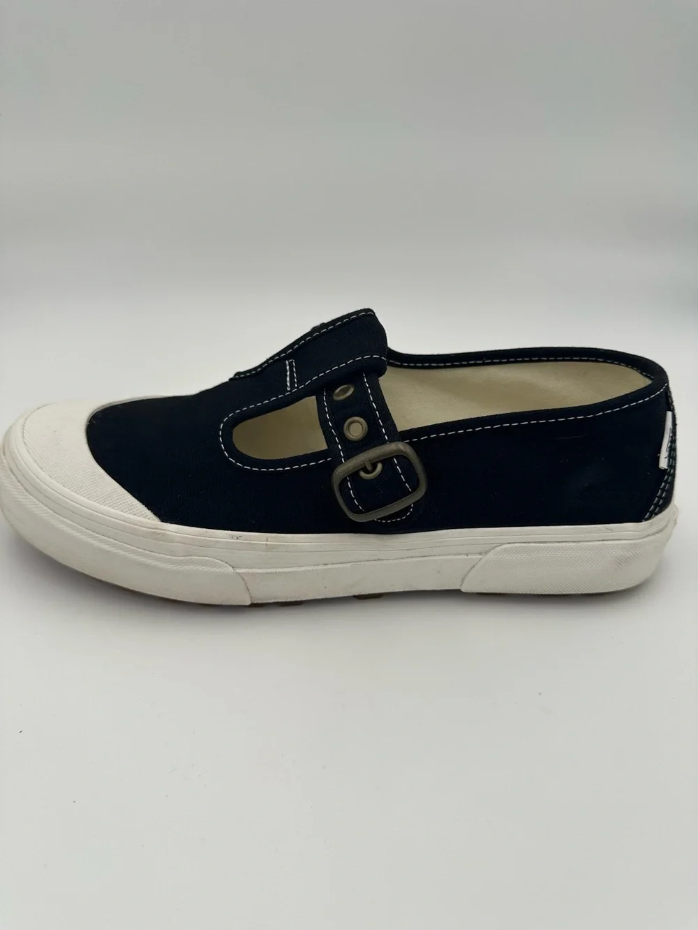 Vans Mary Jane Buckle Shoes Black W 9.5 M 8